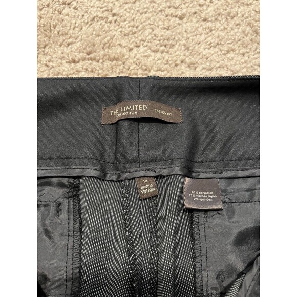 THE LIMITED Cassidy Fit Flare Wide Leg Dress Pants Gray Women’s Size 12 - Picture 6 of 13